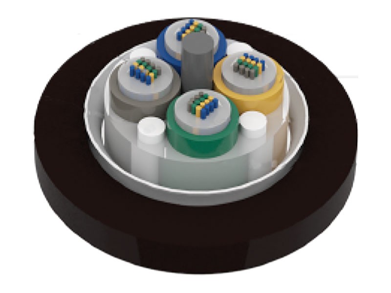 Irtoputkisäikeinen panssaroitumaton Irtoputkikerrostettu ei-panssaroitu optinen kuitunauhakaapeli GYDTA